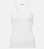 [Dorothee Schumacher] Dorothee Schumacher Simply Timeless cotton tank top AU 14 white