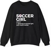 [X.Style] Soccer Girl Definition ds035 Sweater Black M