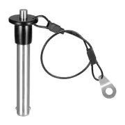 304 Stainless Steel Grip Push-Button Locking Pins with 24cm Wire (10mm-51mm)