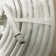 6 AWG fire Resistant Wire Mica Braided Silicone Cable 300 Degree Flame Retardant Fireproof 16 Square tinned Copper Wire(1 m)