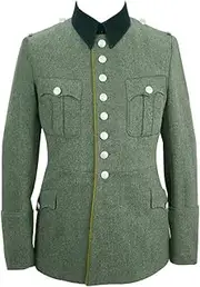 [militaryharbor] WW2 WWII German Heer M27 Officer Signal Wool Piped Dress Tunic Jacket II