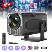 New Mini 4K Android 11 Projector Native 1080P 390ANSI HY320 Dual Wifi6 BT5.0 US