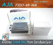AJA FiDO-4R-MM - 4-Channel Multi-Mode LC Fiber to 3G-SDI Receiver