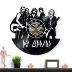 Def Leppard Vinyl Wall Clock - Retro Decor - Unique Home Accent - Perfect Gift