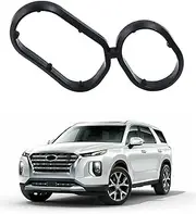 1PC Engine Oil Filter Housing Gasket 26345-3LAA0 for Hyundai Palisade 2020-2024 Genesis G80 2017-2020 Kia Telluride 2020-2024 Sorento 2017-2021 Cadenza Sedona Oil Filter Complete Assembly 26300-3LAA0