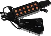 Yardwe 1 Set Adjustable Volume Acoustic Guitar Pickup Quick Attachment No Drilling Required Versatile Use for Folk Guitars Wide Compatibility for Sound