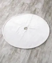 Snowy White 48" Tree Skirt ~ New