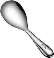 Happyyami Stainless Steel Rice Spoon Non Stick Kitchen Gadget for Serving Fluffing and Cooking for Home Buffet Restaurant and Hotel Use Essential Present
