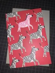 1 Hallmark Pink Glitter Zebra You Stood Out Than Everybody Valentine’s Day Card