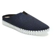 TS TAKING SHAPE sz 8 / 39 Lasercut Flexible Slide navy padded insole shoes NIB!