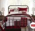 JCP North Pole FULL / QUEEN NICOLAS 100% COTTON COVER QUILT SET NEW $200.00