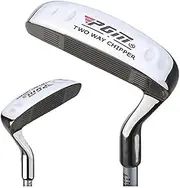 Golf Putter Men and Women Two Way Golf Clubs Stainless Steel Head Left Hand & Right Handed Push Rod Outdoor Double-Side Chipper Sports Golf Drivers 35'' 34''