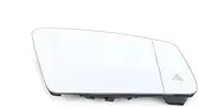 FTGVXVZUJS Car Wide Angle Replacement Heated Blind Spot Warning Wing Rear Mirror Glass Compatible with Mercedes Compatible with Benz C E S GLA GLK Class W204 W212 W221 Mirror and lid(Right)