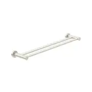 Amelie Round Double Towel Rail 800mm Brushed Nickel BDO2030DBN