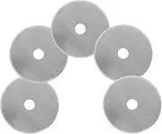 TEMPNAP 5pcs Rotary Cutter Blades Replacement Blades for Patchwork Quilting and Crafts Easy to Install and Versatile Cutting Tool
