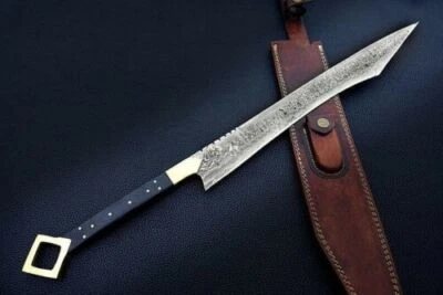 CUSTOM HAND FORGED SWORD DAMASCUS SWORD BUSTER SWORD WITCHER SWORD