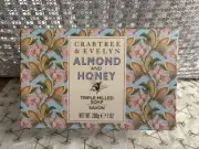 Crabtree & Evelyn Almond and Honey Triple-Milled Soap 200g New and Boxed