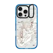 iPhone 16 Pro Impact Ring Stand Case MagSafe Compatible Map of Hong Kong