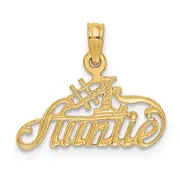 14K Yellow Gold #1 Auntie Charm