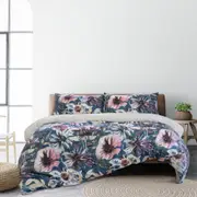 Ardor Boudoir Jenna Quilt Cover Set Printed Microfibre w/Pillowcase