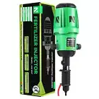 NEWTRY Fertilizer Injector for Drip Irrigation, 0.2%-2% Adjustable Dosing Pump,