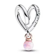 Pandora Mum Bicolor Wrapped Heart Charm 783242C01