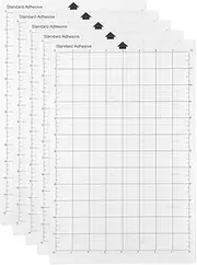 Labymos Replacement Cutting Mat Transparent Adhesive Mat Mat with Measuring Grid 8 by 12-Inch for Silhouette Cameo Explore Plotter Machine 5PCS