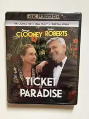 Ticket to Paradise (4k UHD Blu-ray/Blu-ray, digital) NEW