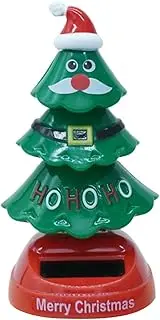 Solar Dancing Christmas Tree | Solar Swinging Tree - Christmas Solar Toys Dancing Ornaments Car Windowsill Decor for Car Dashboard