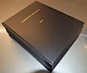 LOT 4 BookFactory LABORATORY NOTEBOOKS Blank Black 312 pg Lined Hardback IP