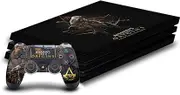 Official Assassin's Creed Bayek Crest Origins Character Art Vinyl Sticker Gaming Skin Decal Cover Compatible with Sony PlayStation 4 PS4 Pro Console and DualShock 4 Controller