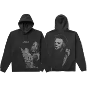 Primitive Skateboards x Halloween Michael Myers Black Hooded Sweatshirt
