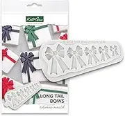 Katy Sue Long Tail Bows Silicone Mold for Cake Decorating & Clay Crafts. Makes 5 Sizes of Bow. For Use with Fondant, Sugar Paste, & Air Dry Clay from Katy Sue Silicone Molds