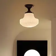 Aisle Ceiling Lamp Glass Ceiling Lamp Ceiling Chandelier Semi Flush Mount Ceiling Light Fixture 110-240V