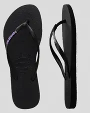 [Havaianas] Slim Rubber Logo Thongs