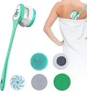 Electric Body Scrubber,Electric Powered Body Scrubber - Electric Facial Scrubber for Body & Face, Rechargeable Facial Body Cleansing Brush for Cleansing Massage Helves