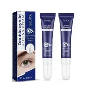 1-3X Waterproof Double Eyelid Styling Cream Glue Long Lasting Invisible Easy Control Elastic Easy to Use Transparent Safe Harmless 2PCS