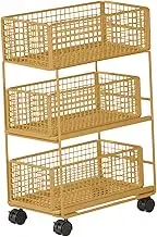 Generic Under Desk Cart Rolling Storage Unit with Casters for Home Office, as described, M
