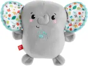 Plush Elephant Baby Toy, Portable Sound Machine with Music and Vibrations for Ne