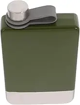 WEKADRIN Metal Hip Flask Fine Construction Portable Drinking Flask for Camping Small Stainless Steel Flask