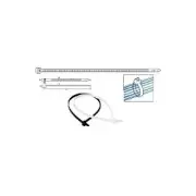 CTP382NT 382MM PREMIUM CABLE TIE CLEAR / NATURAL - 100 PACK