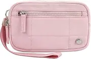 [Generic] Wristlet Purse - Portable Clutch Purse - Change Holder, Phone Organizer, Zipper Coin Wallet for Travel, Shopping, Commuting