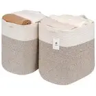 Collapsible Laundry for Hamper,Medium Large Storage Bins Fabric Storage Box, ...