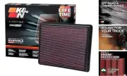 High-Flow Original Lifetime Engine Air Filter: Increase Power & Towing,