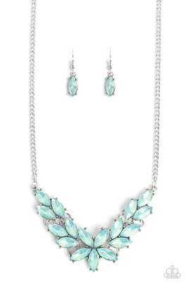 Paparazzi Ethereal Efforescence Green Necklace NWT