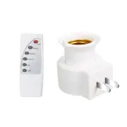 Switch Lamp Holder Bedroom Bedside Lamp Wall Socket LED Remote Control Lights