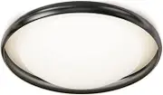 High Light Transmission Acrylic Lampshade Ceiling Lamp,Round Copper Ceiling Light,Three-Color Temperature Adjustable Ceiling Lamp,Bedroom Study Close to Ceiling Light Fixtures
