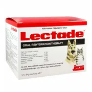 Jurox Lectade Oral Rehydration Sachets 12x64g