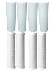 8) Big Blue CTO Carbon Block & Sediment 20”x4.5" Replacement Filter Cartridges