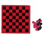 Melody Jane Dollhouse Miniature Checkers Game